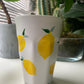 Porcelain FRUITY latte mug - Lemon