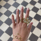 LOU flower ring (adjustable)