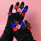 Flower Power ring - Poppy - Pastel purple