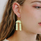 ELISABETH earrings - Pastel green