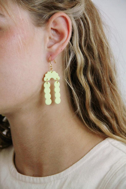 ELISABETH earrings - Pastel green