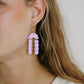 ELISABETH earrings - Pastel purple