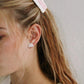 JANA stud earrings - White terrazzo