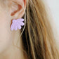 KANITA stud earrings - Pastel green