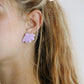 KANITA stud earrings - Pastel purple