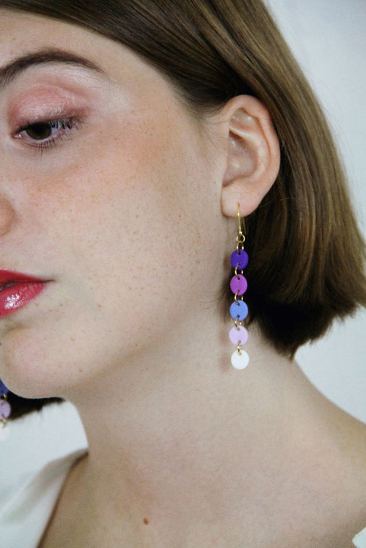 LUCY earrings - Purple