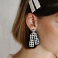 SAAR earrings - Black & White