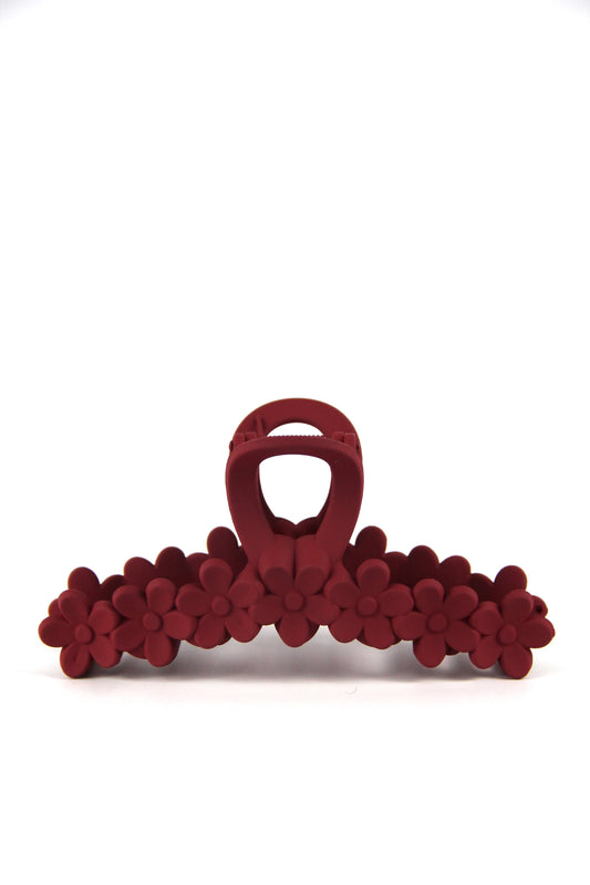 SEPTA flower hair claw - Red