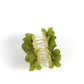 Small FLEUR flower hair claw - Green