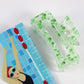 Transparant MIA hair claw - Green