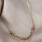 Freshwater pearl FAE necklace - Champagne pearls