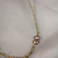 Freshwater pearl FAE necklace - Champagne pearls