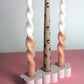 Triple flower candle holder - Custom made