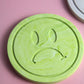 Sad smiley coaster - Custom made