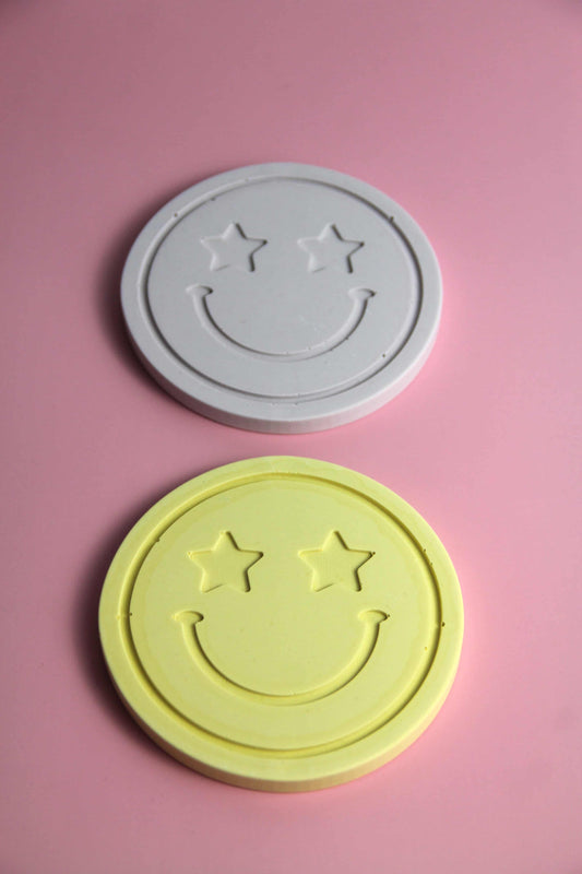 Star smiley coaster - Custom made