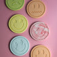 Heart smiley coaster - Custom made