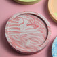Small round coasters (set of 2) - Custom made