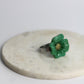 Flower Power ring - Fireweed - Turquoise blue