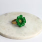 Flower Power ring - Fireweed - Bright green