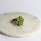Flower Power ring - Poppy - Olive green