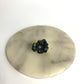 Flower Power ring - Buttercup - Pearly black