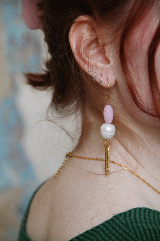 Freshwater pearl PHAEDRA earrings