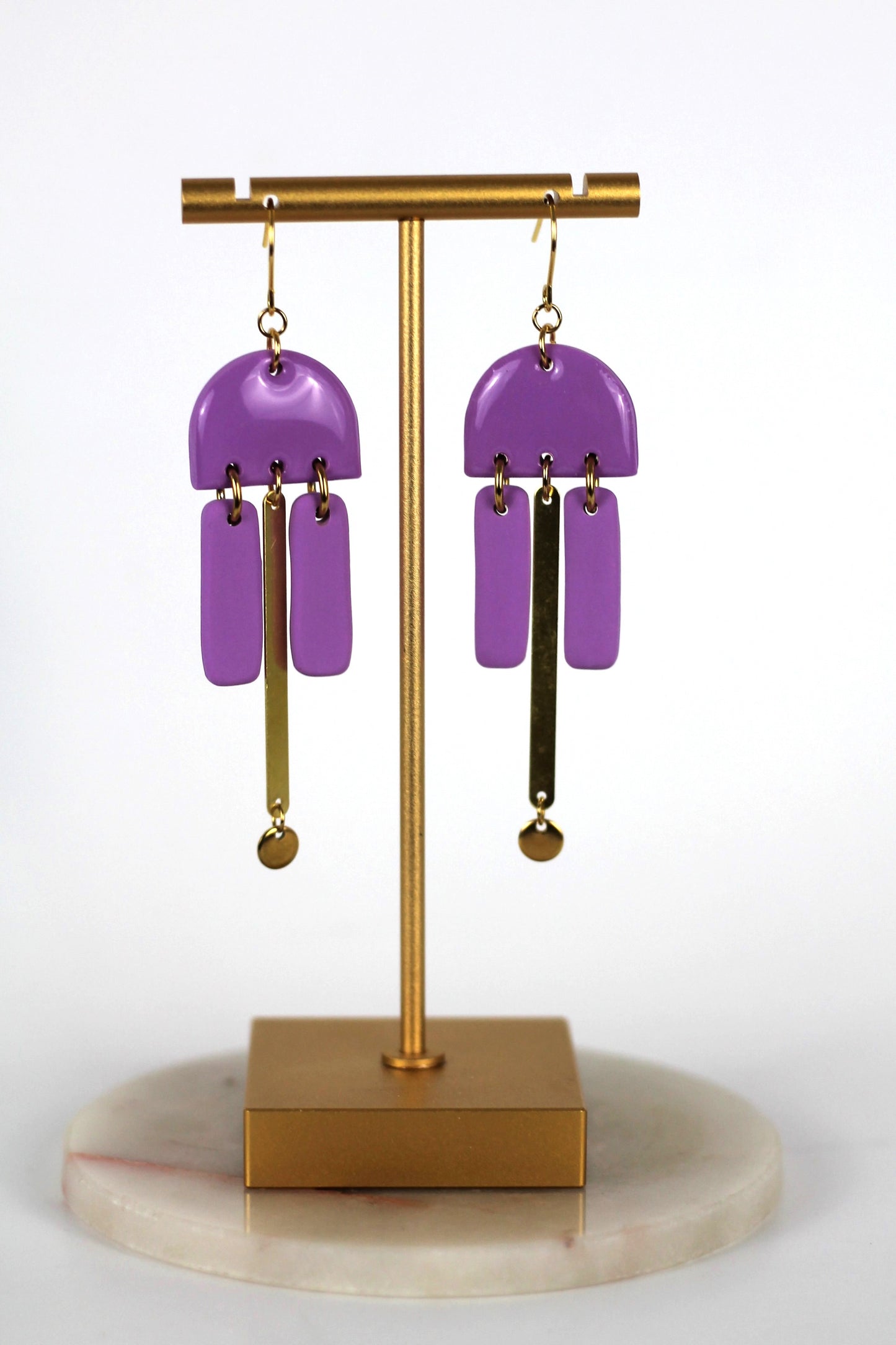 STELLAR earrings - Purple