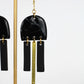 STELLAR earrings - Marbled black