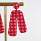 SAAR earrings - Pink & Red
