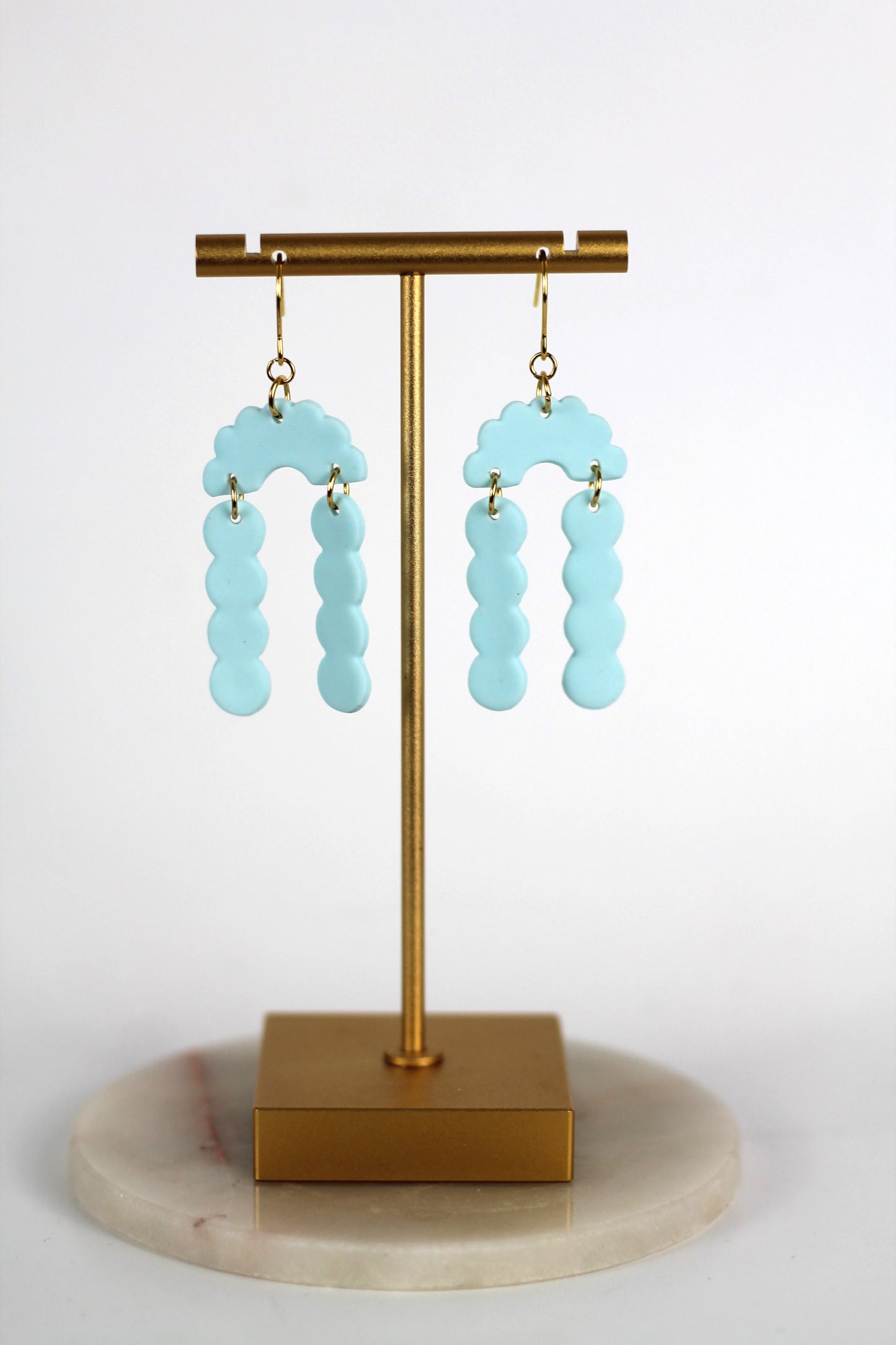 ELISABETH earrings - Pastel blue