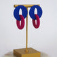 COSMOPOLITAN earrings - Blue & Pink