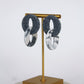 COSMOPOLITAN earrings - Speckled grey & Marble