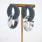 COSMOPOLITAN earrings - Speckled grey & Marble