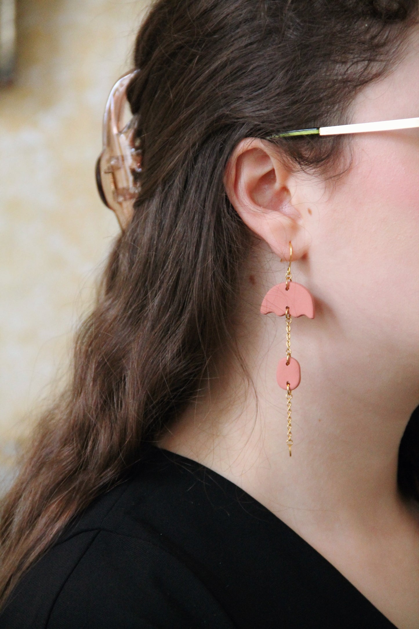 RAINDROP earrings - Pink