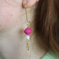 Freshwater pearl ODETTE earrings - Pink