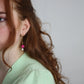 Freshwater pearl ODETTE earrings - Pink