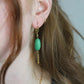 EMI bead earrings - Jade green