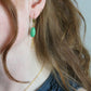 EMI bead earrings - Jade green