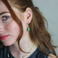 EMI bead earrings - Jade green
