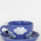 Porcelain CLOUD coffee mug and coaster set - White