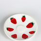 Porcelain FRUITY espresso mug and coaster set - Strawberry