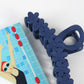 SEPTA flower hair claw - Dark blue