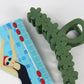 SEPTA flower hair claw - Green