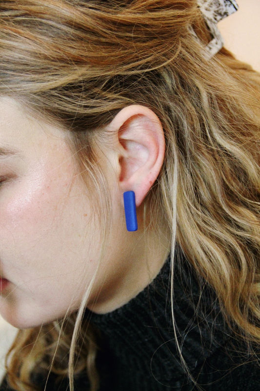 NOA stud earrings - Royal blue