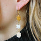 TRIPLE BLOSSOM earrings