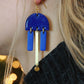 STELLAR earrings - Royal blue