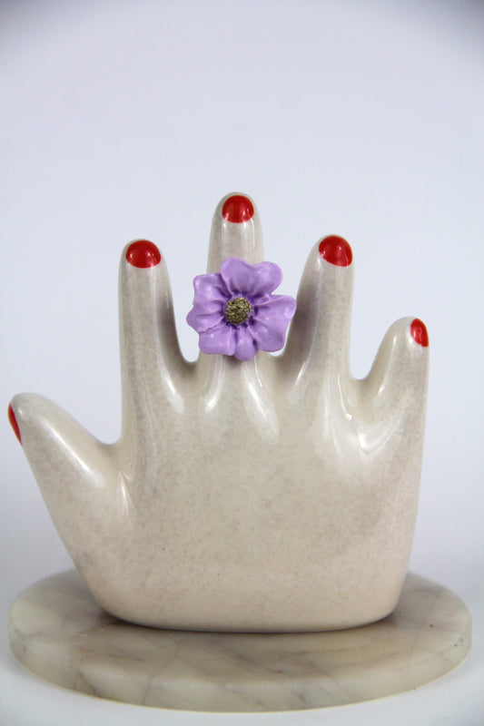 Flower Power ring - Fireweed - Pastel purple