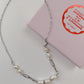 Freshwater pearl FAE necklace - White pearls