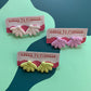 KANITA stud earrings - Pastel green