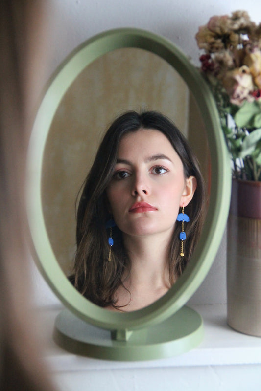 RAINDROP earrings - Blue